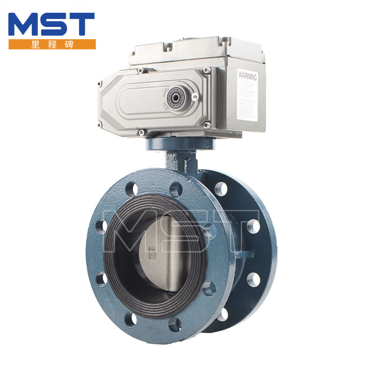 Supapa fluture cu motor